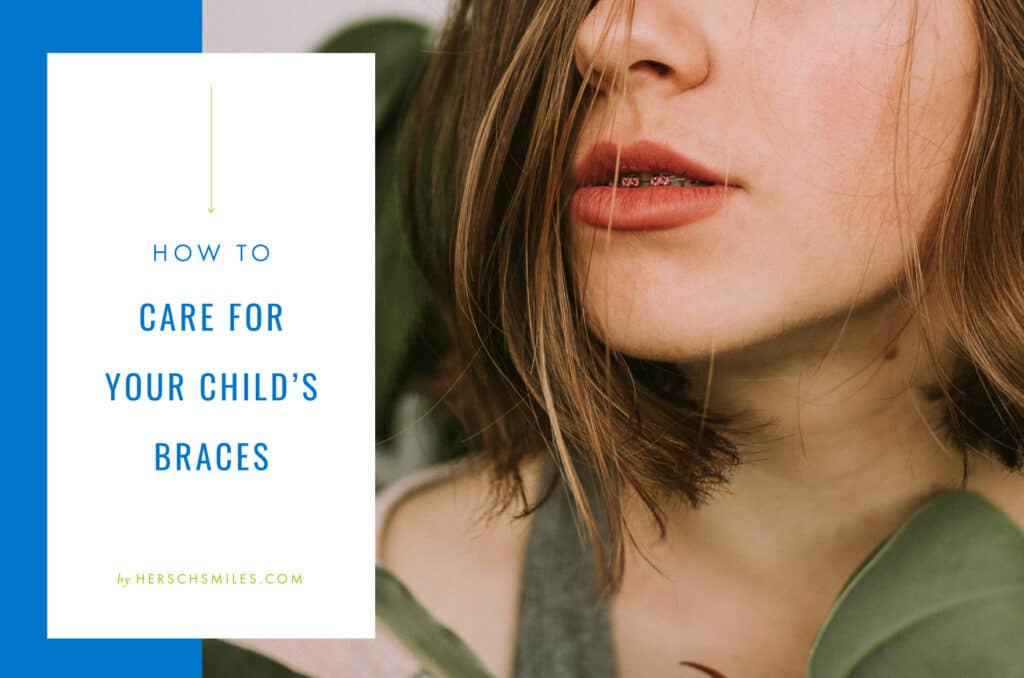 Girl with braces