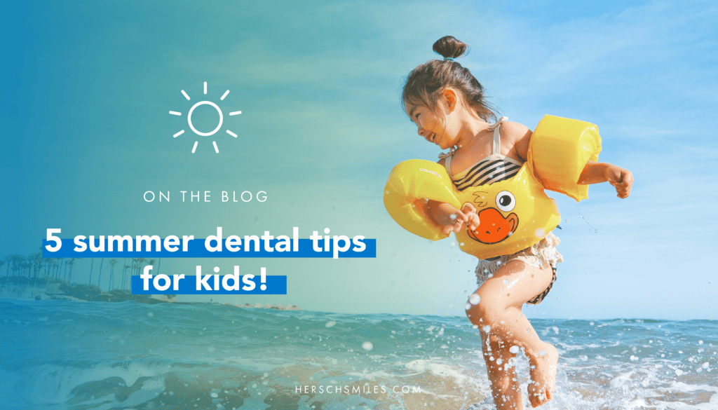 Child with duck floaties playing in water